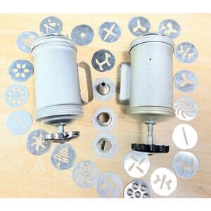 Vintage Mirro Cookie & Pastry Press Set